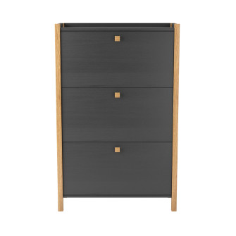 Hannover 3 Shoe Cabinet (Two Tones)